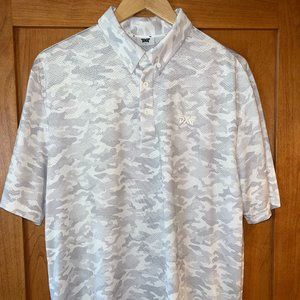 Men's PXG White Camo Golf Polo